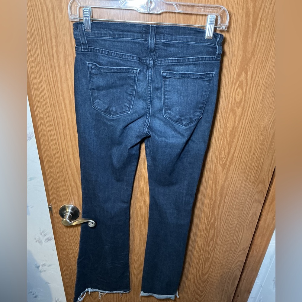 Judy Blue Dark Wash Bootcut Jeans – Raw Hem – Size 5/27 - Picture 4 of 4